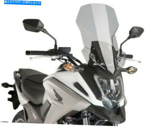 Windshield Puig Touring Windscreen Light Smoke Smoke8910H Honda NC750X / NC750XD 2018 Puig Touring Windscreen Light Smoke #8910H for Honda NC750X/NC750XD 2018