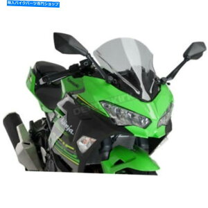 Windshield sOnCeNp[cCgX[N[VOtgKX - 9976H Puig Hi-Tech Parts Light Smoke Racing Windshield - 9976H