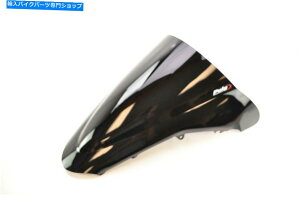Windshield 02-09z_VFR800C^[Zv^[sO[VOtgXP[AubN1097N 02-09 Honda VFR800 Interceptor Puig Racing Windscreen, Black 1097N