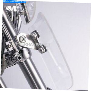 Windshield tBXVF[hNA[Yƃ}EgLbgrNg[f2004-2015 Memphis Shades Clear Lowers and Mount Kit Victory Models 2004-2015