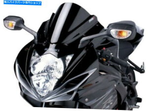 Windshield PUIG 5605W���[�V���O�t�����g�E�B���h�X�N���[���N���A PUIG 5605W Racing Windscreen Clear�y���s�A���i�z