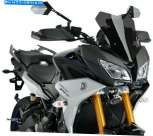 Windshield pCO3mm[VOtgEBhXN[_[NX[N9724F̂߂̃}ng[T[900 GT /g[T[900 Puig 3mm Racing Windscreen Dark Smoke #9724F for Yamaha Tracer 900 GT/Tracer 900