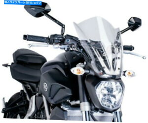 Windshield Puig 3mm̐VANhKXNA7015W PUIG 3mm Naked New Generation Acrylic Windshield Clear 7015W