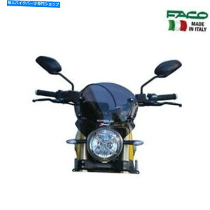 Windshield FACO 28682 Copolino Fume Basso Con Aste Ducati Scrambler Special 1100 2018 2018 FACO 28682 CUPOLINO FUME BASSO CON ASTE DUCATI SCRAMBLER SPECIAL 1100 2018 2019�y���s�A���i�z