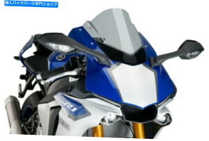 Windshield 2015 - 18���}�nYZF-R1 - �� - 7648H Puig Z Racing Windscreen for 2015-18 Yamaha YZF-R1 - Smoke - 7648H�y���s�A���i�z