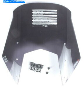 Windshield PUIG 3mm̐VANhKX_[NX[N5053F PUIG 3mm Naked New Generation Acrylic Windshield Dark Smoke 5053F