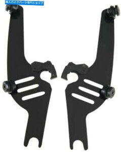 Windshield tBXVF[hM - b/XύX邽߂̗B̃Lbg - X|[cV[h - ubNMEB8815 Memphis Shades Plates-Only Kit to Change Fats/Slim to Sportshield-Black MEB8815