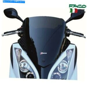 Windshield Serigraph Kymco Downtown 300 2009 2015FACO 28060tFAOX[N Faco 28060 Fairing Smoke With Serigraph Kymco Downtown 300 2009 2015
