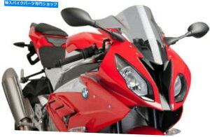 Windshield 15-18 BMW S1000RR̂߂̉[VÕtgEBhXN[PUIG 7564H Smoke Racing Windscreen Puig 7564H For 15-18 BMW S1000RR