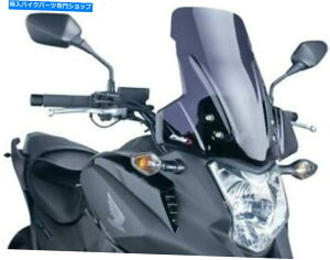 Windshield �s���M�c�[�����O�t�����g�K���X�_�[�N�X���[�N����5992F�z���_NC700X / NC700XD 2012-2014 Puig Touring Windscreen Dark Smoke #5992F Honda NC700X/NC700XD 2012-2014�y���s�A���i�z