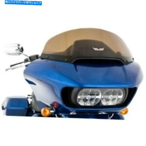 Windshield �X���b�v�X�g���[�}10 �n�[���[�t�����b�N�X/�t���g���[�h�O���C�h15-20�p�X���b�v�X���[�N�t�����g�K���X Slip Streamer 10 Dark Smoke Windshield for Harley FLTRX/FLTRU Road Glide 15-20�y���s�A���i�z