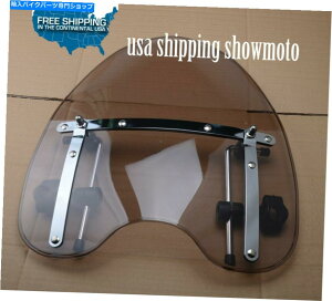 Windshield n[[_rbh\_Ci[hX^[\tgX|[eBX^[ Smoke Windscreen Windshield For Harley Davidson Dyna Roadster Softail Sportster
