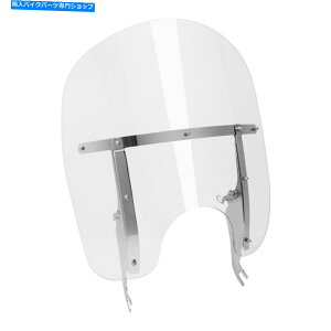 Windshield n[[\tgt@bg{[CFLSTF 2000-2017 16 15̂߂̃NAtgEBhV[htBbg Clear Windscreen Windshield Fit For Harley Softail Fatboy FLSTF 2000-2017 16 15