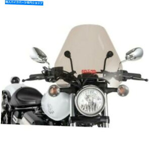 Windshield Spitfire TintBlack 15 "7/8"̂߂̃I[goC̃tgKX - 1 "nho[ Spitfire Tint & Black 15" Motorcycle Windshield for 7/8" - 1" Handlebars