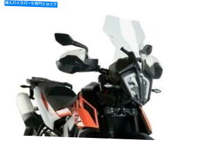 Windshield Puig�c�[�����O�E�B���h�X�N���[���N���AKTM 790�f���[�N/ 790�A�h�x���`���[/ 790�A�h�x���`���[R 2019 Puig Touring Windscreen Clear KTM 790 Duke/790 Adventure/790 Adventure R 2019�y���s�A���i�z