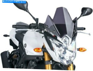 Windshield �s���M���V����t�����g�K���X�i�_�[�N�X���[�N�j�t�B�b�g�F���}�nFZS800 FZ8 5872F PUIG NAKED New GENERATION WINDSHIELD (DARK SMOKE) Fits: Yamaha FZS800 FZ8 5872F�y���s�A���i�z