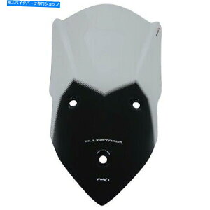 Windshield Puig - 5250W - �c�[�����O�t�����g�X�P�[���A�N���A�h�D�J�e�B�}���`�X���X���_1200 PUIG - 5250W - Touring Windscreen, Clear Ducati Multistrada 1200�y���s�A���i�z