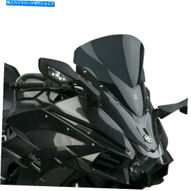 Windshield 川崎忍者H2 18 VSTREAM SPORTダークグレーraplacemen Windscreen For Kawasaki Ninja H2 18 VStream Sport Dark Gray Raplacemen Windscreen