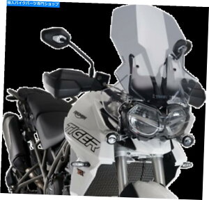 Windshield Puig Touring WindscreenCgX[N9656H PUIG Touring Windscreen Light Smoke 9656H