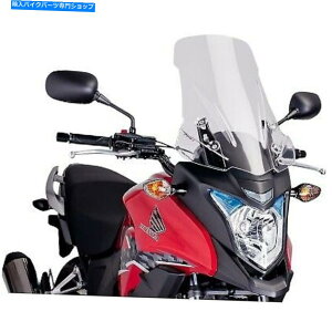 Windshield Puig - 6480W - �c�[�����O�E�B���h�X�N���[���A�N���A�z���_CB500X PUIG - 6480W - Touring Windscreen, Clear Honda CB500X�y���s�A���i�z