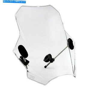 Windshield PUIG 8088W�o�b�g�N���A�t�����g�K���X Puig 8088W Bat Clear Windshield