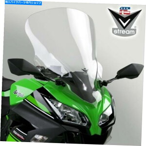 Windshield VSTREAM CLEAR TOURK TOWAL WINDSHIELD 24.25uEX300 Ninja National Cycle VStream Clear Touring Tall Windshield 24.25" Kawasaki EX300 Ninja