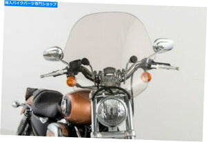 Windshield XbvXg[}[SS-10 VIPER WINDSHIELD 7/8u1vW / Chromen[hEFASS-10CHR-T Slipstreamer SS-10 Viper Windshield 7/8" & 1" Smoke w/Chrome Hardware SS-10CHR-T