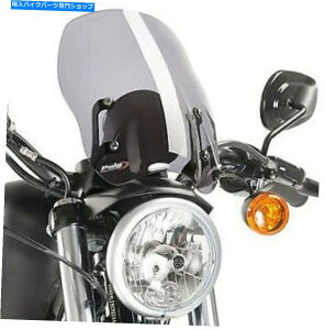 Windshield Puig 9283H Sportster Windshield�̉��̉� PUIG 9283H Sportster Windshield Light Smoke�y���s�A���i�z