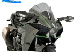 Windshield Puig Z[VOtgXN[7631H̉ PUIG Z Racing Windscreens 7631H Light Smoke