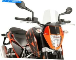 Windshield sÕX|[c̃tgEBhXN[NA6009W KTM 690f[N2013-2018 Puig Naked Sport Windscreen Clear #6009W KTM 690 Duke 2013-2018