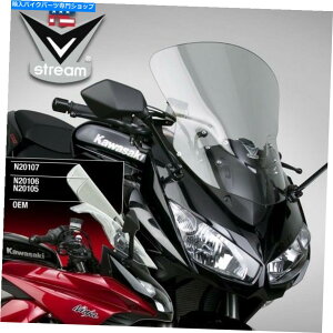 Windshield iViTCNVstreamFX|[cc[OEChV[h19.5 "Kawasaki Z1000SX National Cycle VStream Tinted Sport Touring Windshield 19.5" Kawasaki Z1000SX