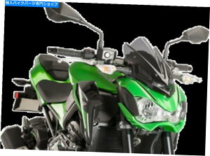 Windshield PUIG 9689FV㕗hKX15-1 / 4 "Â PUIG 9689F New Generation Windshield 15-1/4" Dark Smoke