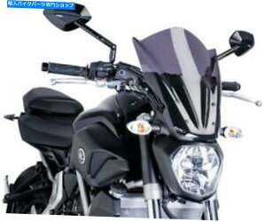 Windshield Ẫc[OpCOtgEBhXN[̐Vzk9667F PUIG WINDSCREEN NAKED NEW GEN TOURING DARK SMOKE # 9667F