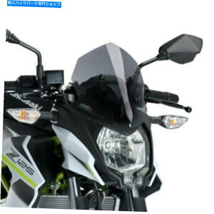 Windshield ˍ葾Z125X|[cXN[2019+ - _[N^g Puig Kawasaki Z125 Sport Screen 2019+ - Dark Tint