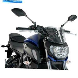 Windshield sM̐ṼtgKXNAX|[c96666 PUIG Naked New Generation Windshield Clear Sport 9666W