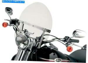 Windshield HD-3 TOMBSTORẼNn[hEFAXbvXg[}[NAHD-3CHR-C HD-3 Tombstone Windshield with Chrome Hardware Slipstreamer Clear HD-3CHR-C