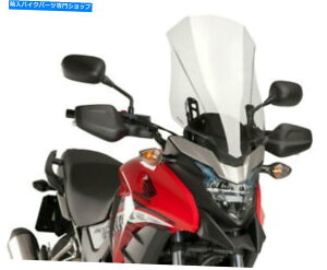 Windshield Puig 8901W�c�[�����O�t�����g�X�P�[���N���A PUIG 8901W Touring Windscreen Clear�y���s�A���i�z
