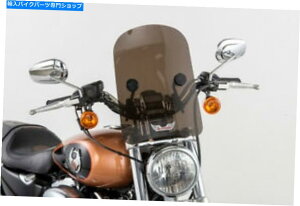 Windshield XbvV}[HD-3ΈÂEBhV[hW /n[hEFA7/8 "TO 1"o[ Slipsteamer HD-3 Tombstone Dark Smoke Windshield w/black hardware 7/8" to 1" bar