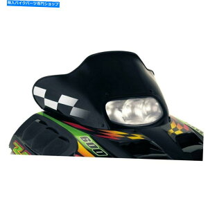 Windshield �k�ɔL�}�E���e���L���b�g1000 2001-2002�p���[�}�b�h�R�u���X�m�[���[�r���t�����g�K���X For Arctic Cat Mountain Cat 1000 2001-2002 PowerMadd Cobra Snowmobile Windshield