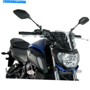 Windshield sM̐ṼtgKXX|[cCgX[N9666H PUIG Naked New Generation Windshield Sport Light Smoke 9666H