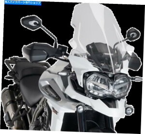 Windshield Puig�c�[�����O�t�����g�X�P�[���N���A - 9613 PUIG Touring Windscreen Clear - 9613W�y���s�A���i�z