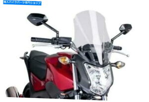 Windshield Puig Touring Windscreen�N���A�t�B�b�g�z���_NC750S 2014-2019 Puig Touring Windscreen Clear fits Honda NC750S 2014-2019�y���s�A���i�z
