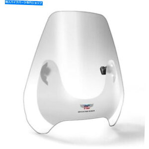 Windshield U-Clamp Mount 7/8 "To 1"̍ftN^XN[NA National Cycle Deflector Screen with U-Clamp Mount 7/8" to 1" Clear