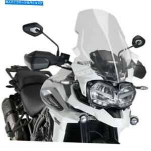 Windshield Puig Hi-TechiNAc[OEChV[h - 9613W Puig Hi-Tech Parts Clear Touring Windshield - 9613W