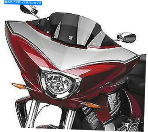Windshield 2010-2013̂߂̃iViTCN8.25 "_[N^gVstream Windshield National Cycle 8.25" Dark Tint VStream Windshield for 2010-2013 Victory
