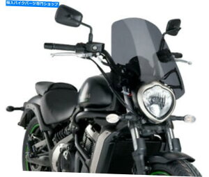 Windshield Puig 8164F���̐V����c�[�����O�t�����g - �_�[�N�X���[�N Puig 8164F Naked New Generation touring windscreen - dark smoke�y���s�A���i�z