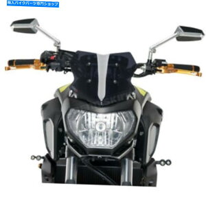 Windshield sOnCeNp[c_[NX[N̐VX|[cEChV[h - 9666F Puig Hi-Tech Parts Dark Smoke Naked New Generation Sport Windshield - 9666F