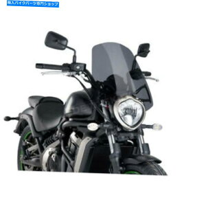 Windshield pCOnCeNp[c_[NX[N̐Vc[OEBhXN[ - 8164F Puig Hi-Tech Parts Dark Smoke Naked New Generation Touring Windscreen - 8164F