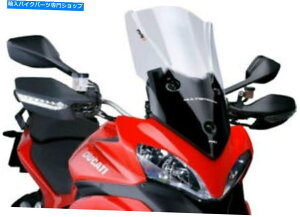 Windshield Puig 5250h�c�[�����O�t�����g�E�B���h�X�N���[���A�� PUIG 5250H Touring Windscreen, Smoke�y���s�A���i�z