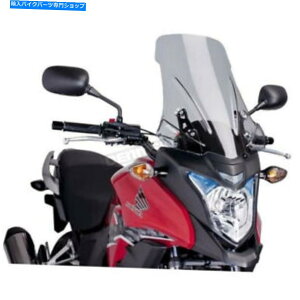 Windshield Puig Hi-Techỉ̃c[OEBhXN[ - 6480H Puig Hi-Tech Parts Smoke Touring Windscreen - 6480H